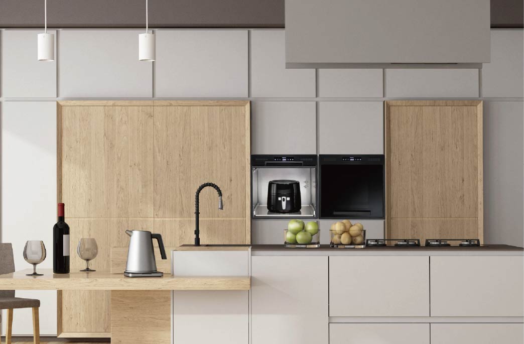 ｜工商時報｜太平洋廚電首創「炊飯器收納櫃／濕度偵測系統」