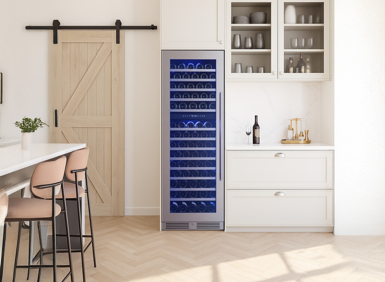 直立式單門雙溫紅酒櫃-4